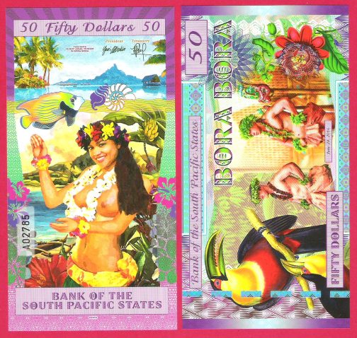 Polimer Pacific 50 dollara 2016 godina UNC