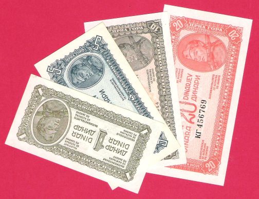 4 Novacanica 1944 godine UNC