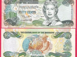 Bahamas -$1/2 Fifty Cents 2001 Godina UNC