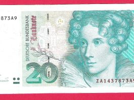 Nemacka- Zamenska-20 Maraka 1993 Godina UNC